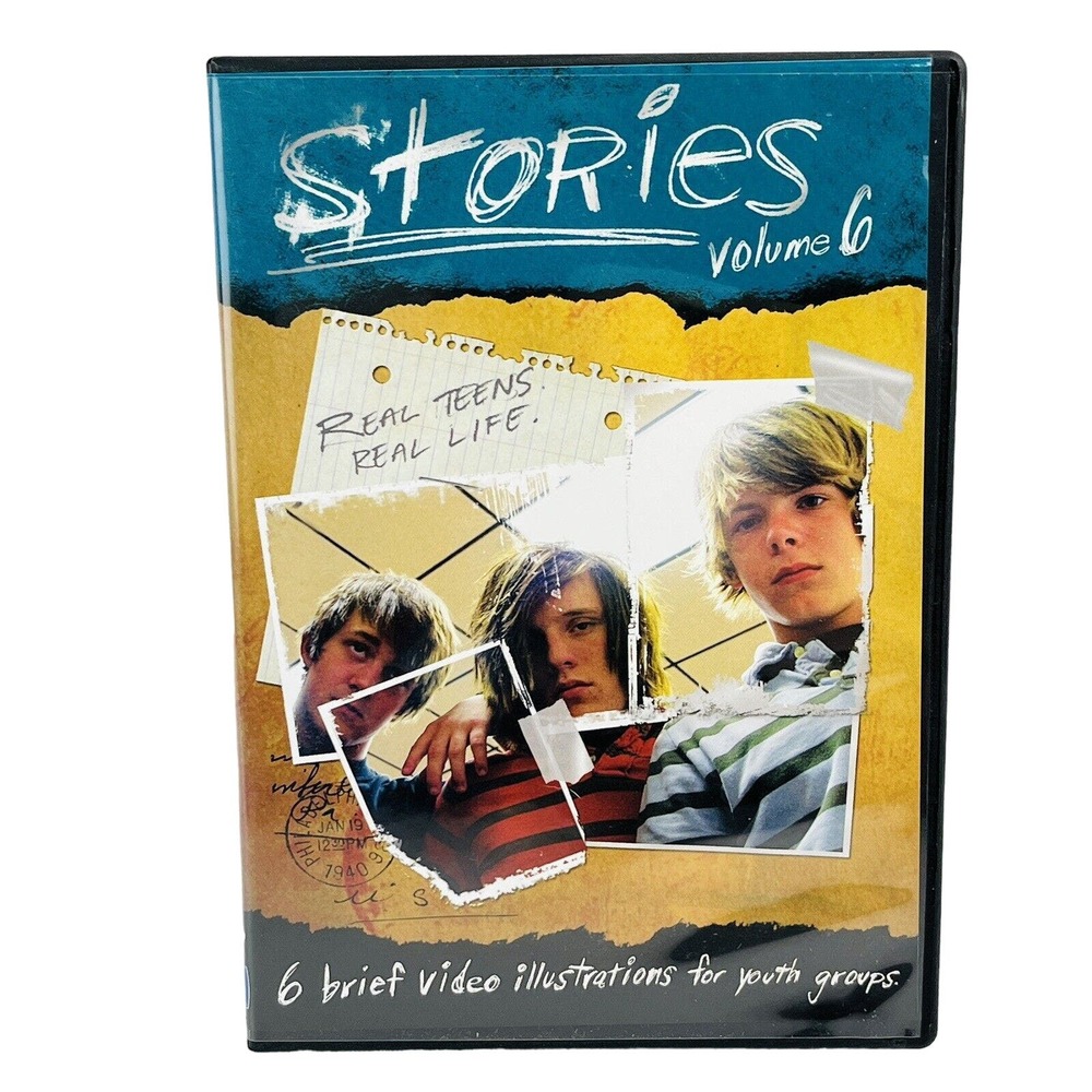 Stories Vol 6 DVD Real Teens Real Life Video Illustrations Youth Church Groups